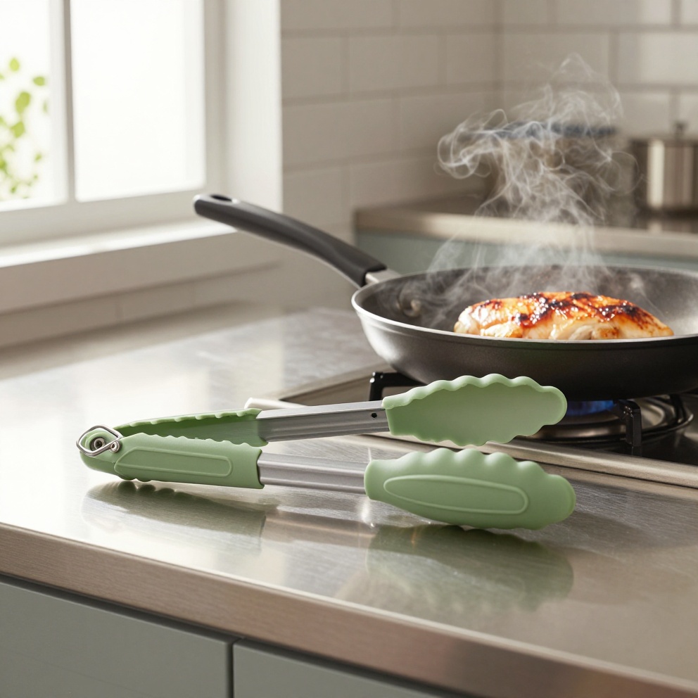 sl1 Silicone Cooking Tongs (12-Inch) - Image 1